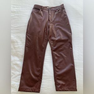 Abercrombie & Fitch Leather Pants